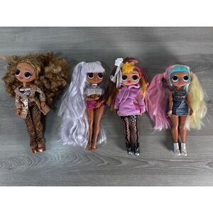 LOL Surprise OMG Fashion Dolls‎ Lot of 4 MGA Entertainment Mixed Styles Hair